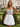 Luxury Crystal V-Neck Chiffon Mini Ball Gown Prom Dress in White