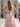 Sweetheart Ruched Bust Pleated A-Line Long Prom Dress With Shawl - Pink