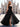 Sweetheart Ruched Bust Pleated A-Line Long Prom Dress With Shawl - Black