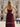 Cut Front Pleated A-Line Lace Up Long Prom Dress With Shawl - Burgundy