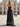 Cut Front Pleated A-Line Lace Up Long Prom Dress With Shawl - Black
