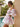 Off Shoulder Printing Mini Ball Gown Prom Dress in Pink
