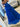 Lace Embroidery Layered Ball Gown Prom Dress - Royal Blue