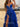 Lace Embroidery Layered Ball Gown Prom Dress - Royal Blue