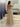 Lace Illusion Ruffle Tiered Ball Gown Prom Dress - Champagne