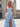 Pleated Layered Ruffle Hem Long Ball Gown Prom Dress in Sky Blue