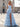 Pleated Layered Ruffle Hem Long Ball Gown Prom Dress in Sky Blue