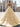 Pleated Layered Ruffle Hem Long Ball Gown Prom Dress in Champagne
