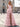 Pleated Layered Ruffle Hem Long Ball Gown Prom Dress in Pink