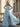 Strapless Boned Bodice Ruffle Chiffon Ball Gown Prom Dress - Sky Blue