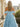 Off Shoulder Bodice Ruffle Chiffon Long Ball Gown Prom Dress in Sky Blue