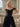 Off Shoulder Bodice Ruffle Chiffon Long Ball Gown Prom Dress in Black