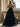 Off Shoulder Bodice Ruffle Chiffon Long Ball Gown Prom Dress in Navy Blue