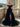 Off Shoulder Bodice Ruffle Chiffon Long Ball Gown Prom Dress in Navy Blue