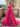 Off Shoulder Boned Bodice Ruffle Chiffon Long Ball Gown Prom Dress in Hot Pink