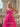 Strapless Boned Bodice Ruffle Chiffon Ball Gown Prom Dress - Hot Pink