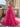 Strapless Boned Bodice Ruffle Chiffon Ball Gown Prom Dress - Hot Pink