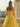 Off Shoulder Boned Bodice Ruffle Chiffon Long Ball Gown Prom Dress in Yellow