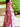 Removable Off Shoulder Boned Bodice Ruffle Printing Chiffon Ball Gown Prom Dress - Pink Floral