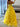 Strapless Boned Bodice Ruffle Chiffon Ball Gown Prom Dress - Yellow