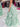 Strapless Boned Bodice Ruffle Chiffon Ball Gown Prom Dress - Sage Floral