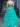 Strapless Boned Bodice Ruffle Chiffon Ball Gown Prom Dress - Turquoise