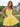 Strapless Boned Ruffle Chiffon Mini Ball Gown Prom Dress in Yellow