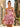 Ruffle Floral Printing Lace Strapless Boned Mini Ball Gown Prom Dress - Pink Floral