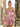 Ruffle Floral Printing Lace Strapless Boned Mini Ball Gown Prom Dress-Pink Floral