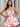 Strapless Boned Ruffle Printing Chiffon Mini Ball Gown Prom Dress - Orange Floral