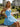 Crystal Ruffle Boned Mini Ball Gown Prom Dress in Sky Blue