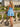 Crystal Ruffle Boned Mini Ball Gown Prom Dress in Sky Blue