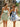 Floral Printing Layered Mini Prom Dress With Hand Made Flower - Baby Blue Floral