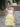Sparkly Hot Fix Boned Ruffle Mini Prom Dress - Yellow