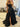 Boned Strapless Tiered Ball Gown Prom Dress Long With Bow - Black