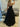 Boned Strapless Tiered Ball Gown Prom Dress Long With Bow - Black