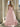 Boned Strapless Tiered Ball Gown Prom Dress Long With Bow - Blush Pink
