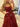 Boned Strapless Tiered Ball Gown Prom Dress Long With Bow - Burgundy