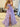Boned Strapless Tiered Ball Gown Prom Dress Long With Bow - Lilac