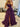 Boned Strapless Tiered Ball Gown Prom Dress Long With Bow - Purple