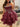Luxury Crystal Boned Ruffle Mini Ball Gown Prom Dress - Watermelon Red