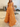 Lace Embroidery Boned Layered Ball Gown Prom Dress - Orange