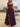 Lace Embroidery Boned Layered Ball Gown Prom Dress - Grape