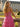 Ruffled Layered Sequin Corset Long Prom Ball Gown Dress in Hot Pink