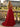 Ruffled Layered Sequin Corset Long Prom Ball Gown Dress in Red