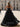 Cut Front Pleated Layered Ruffle Hem Long Prom Dress With Slit in Black