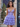 V Neck Tiered Mini Ball Gown Prom Dress-Lilac