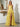 Sweetheart Pleated Bodice Layered Ruffle Hem Long Ball Gown Prom Dress With Slit in Yellow