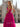 Sweetheart Pleated Bodice Layered Ruffle Hem Long Prom Dress With Slit - Fuchsia