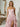 Sweetheart Pleated Bodice Layered Ruffle Hem Long Ball Gown Prom Dress With Slit in Pink